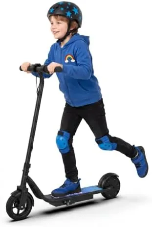 electric scooter for kids ages 614 250w motor up to 10 miles range 9 mph lightweight foldable kids electric scooter for boysgirls